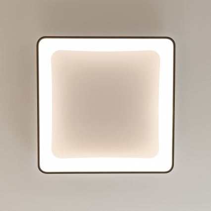 Brilagi - Luminária de teto LED dimerizável FALCON II LED/125W/230V 3000-6500K 60x60 cm preta + controlo remoto