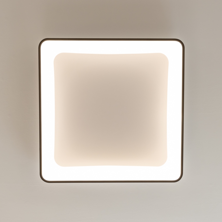 Brilagi - Luminária de teto LED dimerizável FALCON II LED/125W/230V 3000-6500K 60x60 cm preta + controlo remoto