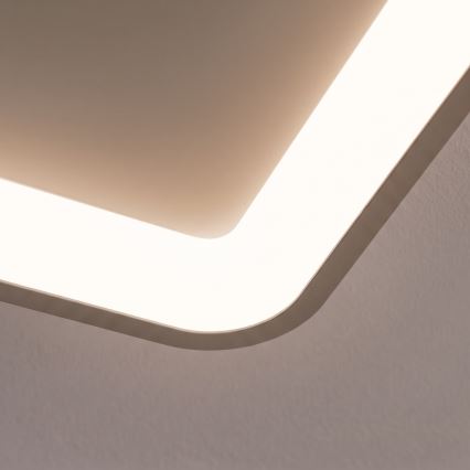 BRILAGI - Candeeiro de teto dimável FALCON SLIM LED/50W/230V 3000-6500K 50x50 cm bege + controlo remoto