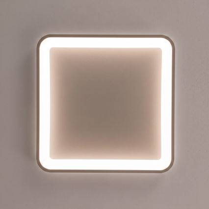 BRILAGI - Candeeiro de teto dimável FALCON SLIM LED/50W/230V 3000-6500K 50x50 cm bege + controlo remoto