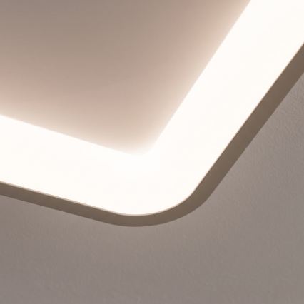 BRILAGI - Candeeiro de tecto LED dimerizável FALCON SLIM LED/50W/230V 3000-6500K 50x50 cm branco/bege + controlo remoto