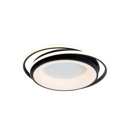 Brilagi - Candeeiro de tecto LED dimerizável FLARE LED/84W/230V 3000-6000K 47x51 cm preto + comando remoto