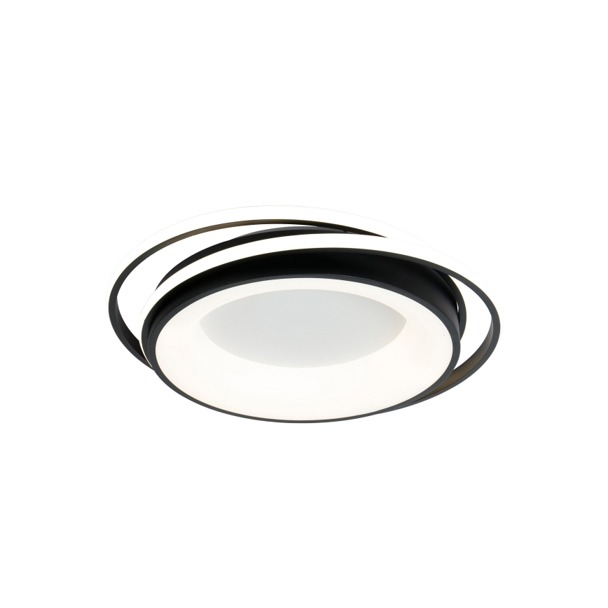 Brilagi - Candeeiro de tecto LED dimerizável FLARE LED/84W/230V 3000-6000K 47x51 cm preto + comando remoto