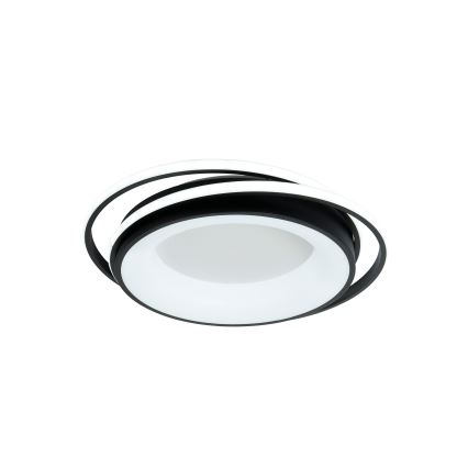 Brilagi - Candeeiro de tecto LED dimerizável FLARE LED/84W/230V 3000-6000K 47x51 cm preto + comando remoto
