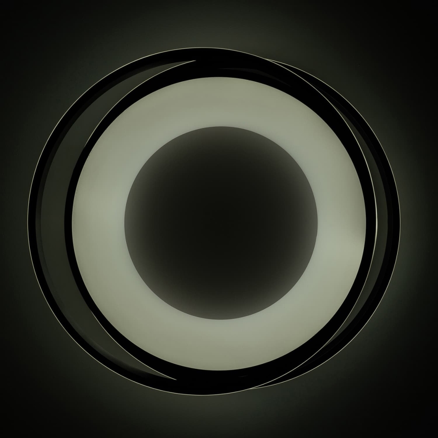BRILAGI - Candeeiro de tecto LED dimerizável FLARE LED/84W/230V 3000-6000K 47x51 cm preto + comando remoto