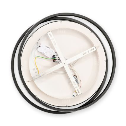 BRILAGI - Candeeiro de tecto LED dimerizável FLARE LED/84W/230V 3000-6000K 47x51 cm preto + comando remoto