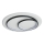 Brilagi - Candeeiro de teto LED dimerizável IRIS LED/70W/230V 3000-6000K Ø 50 cm branco/preto + comando remoto