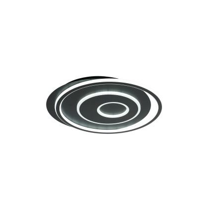 Brilagi - Luminária de teto LED dimerizável IRIS LED/83W/230V 3000-6000K 46x50 cm preta + controlo remoto