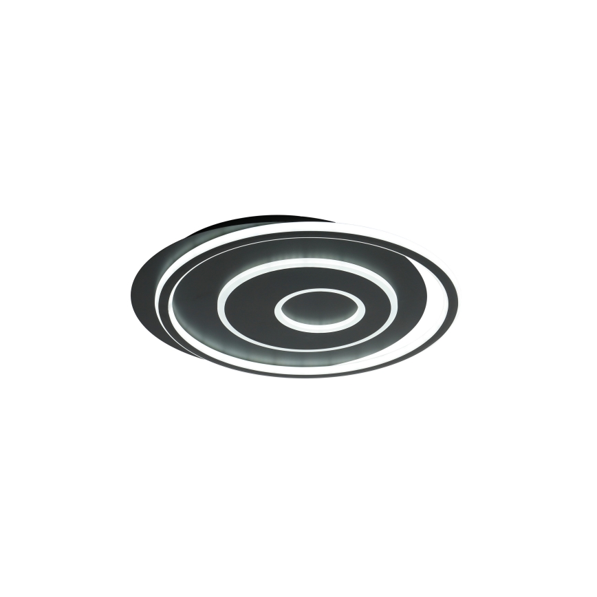 Brilagi - Luminária de teto LED dimerizável IRIS LED/83W/230V 3000-6000K 46x50 cm preta + controlo remoto