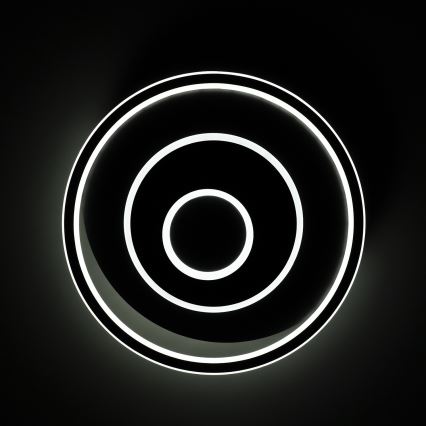 BRILAGI - Luminária de teto LED dimerizável IRIS LED/83W/230V 3000-6000K 46x50 cm preta + controlo remoto