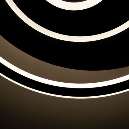 BRILAGI - Luminária de teto LED dimerizável IRIS LED/83W/230V 3000-6000K 46x50 cm preta + controlo remoto
