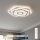 Brilagi - Candeeiro de teto LED dimerizável MODERN, 85 W, 230 V, 3000–6000 K, Ø 53 cm + comando remoto