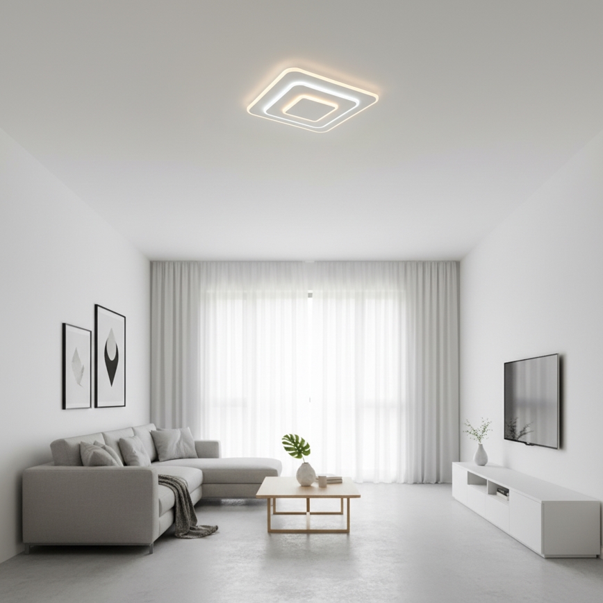 Brilagi - Candeeiro de tecto LED dimerizável MODERN LED/72W/230V 3000-6000K 46,6x46,6 cm + controlo remoto