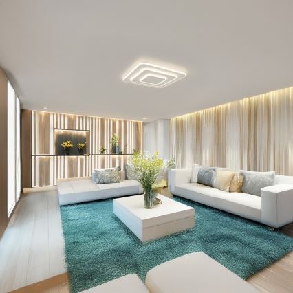 Brilagi - Candeeiro de tecto LED dimerizável MODERN LED/72W/230V 3000-6000K 46,6x46,6 cm + controlo remoto