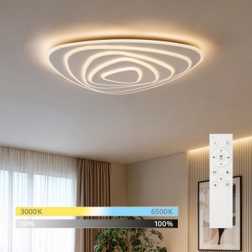 Brilagi - Candeeiro de teto LED dimerizável MODERN MAXI LED/140W/230V 3000-6000K 74x75 cm + controlo remoto
