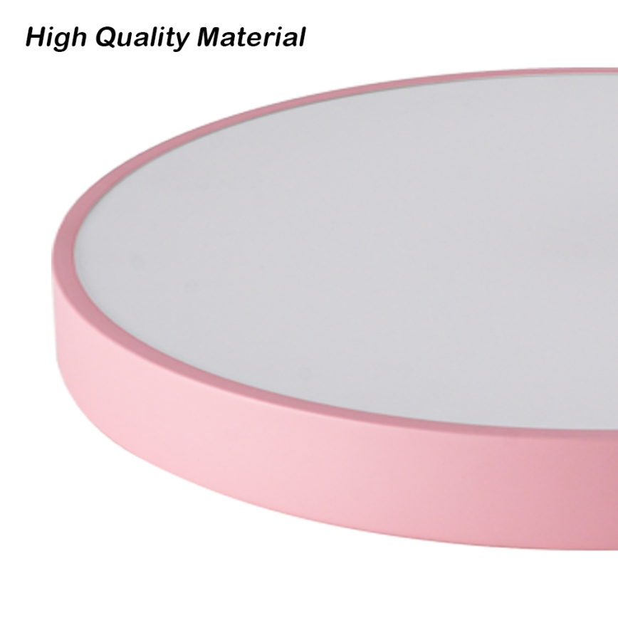 Brilagi - Luminária de teto LED dimerizável POOL LED/48W/230V 3000-6000K Ø 40 cm rosa + controlo remoto