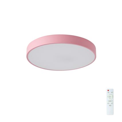 Brilagi - Luminária de teto LED dimerizável POOL LED/48W/230V 3000-6000K Ø 40 cm rosa + controlo remoto