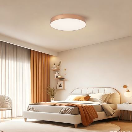 BRILAGI - Luminária de teto LED regulável POOL LED/60W/230V 3000-6000K diâmetro 60 cm bronze + comando remoto