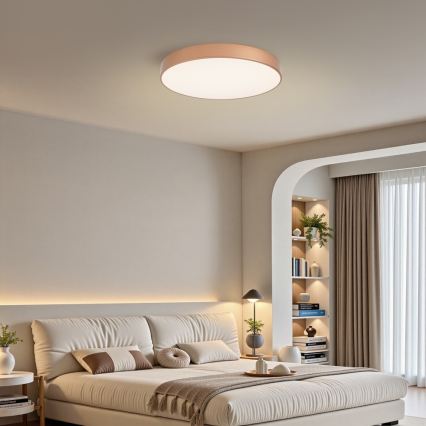 BRILAGI - Luminária de teto LED regulável POOL LED/60W/230V 3000-6000K diâmetro 60 cm bronze + comando remoto