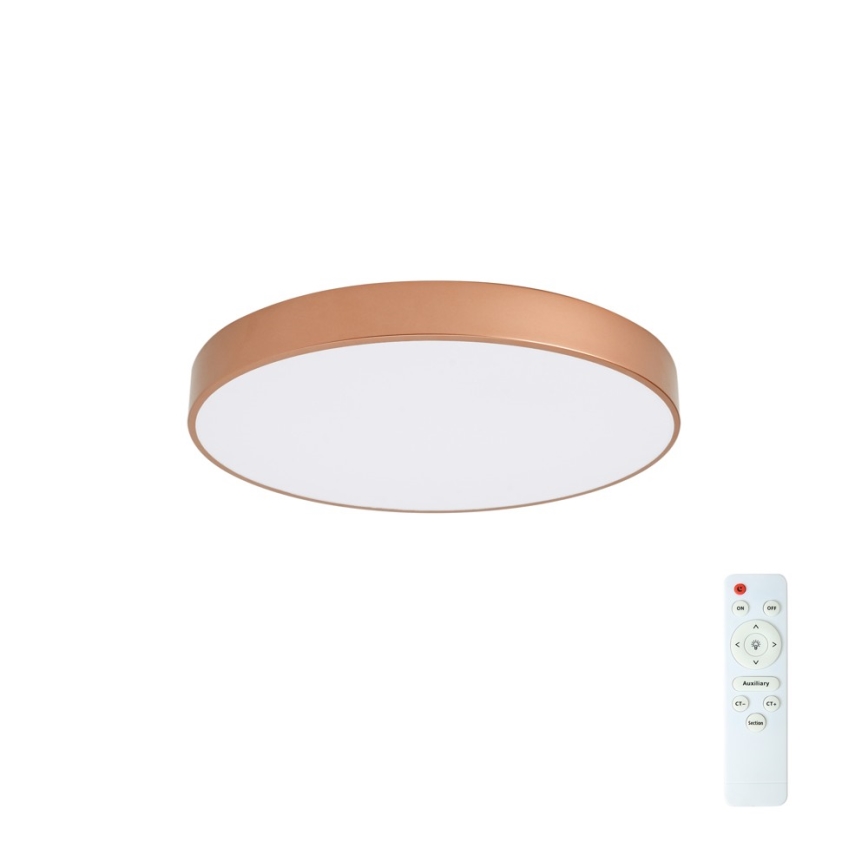 BRILAGI - Luminária de teto LED regulável POOL LED/60W/230V 3000-6000K diâmetro 60 cm bronze + comando remoto