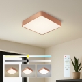 BRILAGI - Candeeiro de teto LED dimerizável POOL SQUARE LED/48W/230V 3000-6000K 50x50 cm bronze + controlo remoto