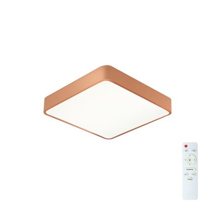 BRILAGI - Candeeiro de teto LED dimerizável POOL SQUARE LED/48W/230V 3000-6000K 50x50 cm bronze + controlo remoto