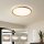 Brilagi - Candeeiro de teto LED dimerizável RIVO LED/72W/230V 3000-6000K, acabamento em madeira, Ø 50 cm + controlo remoto