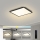Brilagi - Candeeiro de teto LED dimerizável SLIMFRAME LED/25W/230V 30x30 cm 3000-6000K preto + controlo remoto