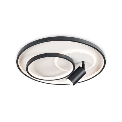 BRILAGI - Luminária de teto LED dimerizável UNITY LED/60W/230V + 1xGU10/3W 3000-6000K Ø 50 cm branco/preto + controlo remoto