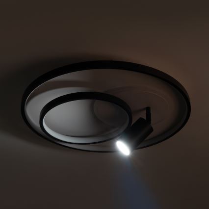 BRILAGI - Luminária de teto LED dimerizável UNITY LED/60W/230V + 1xGU10/3W 3000-6000K Ø 50 cm branco/preto + controlo remoto