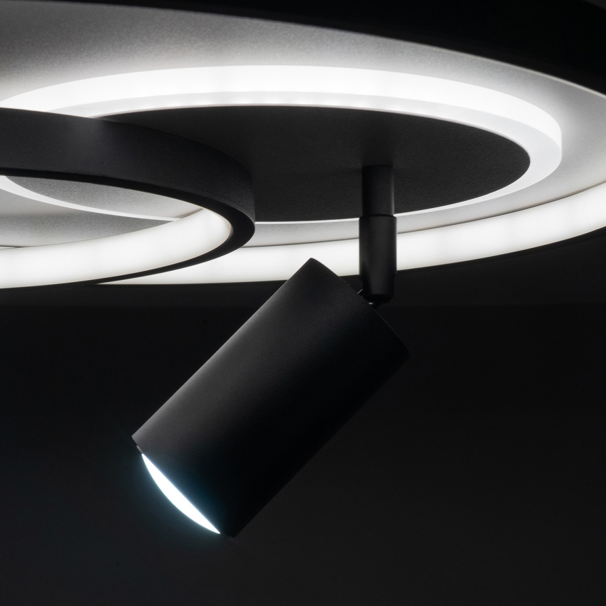 BRILAGI - Luminária de teto LED dimerizável UNITY LED/60W/230V + 1xGU10/3W 3000-6000K Ø 50 cm branco/preto + controlo remoto