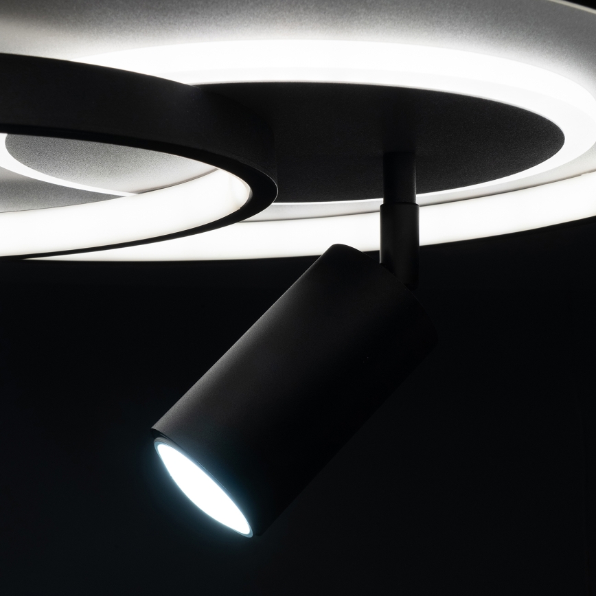 BRILAGI - Luminária de teto LED dimerizável UNITY LED/60W/230V + 1xGU10/3W 3000-6000K Ø 50 cm branco/preto + controlo remoto