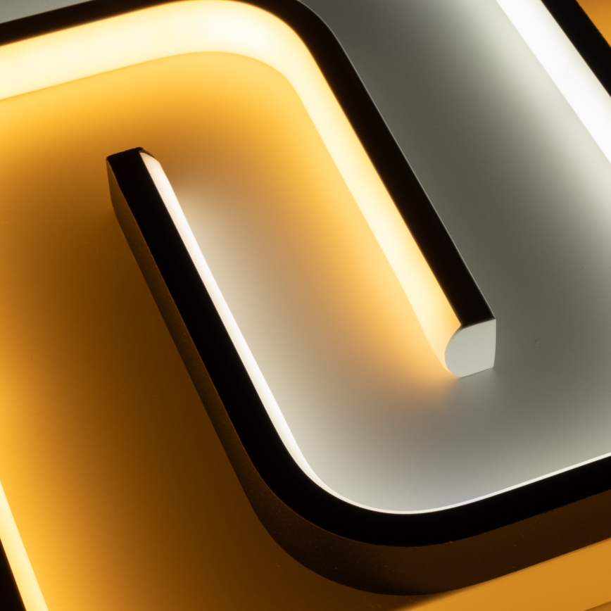 Brilagi - Luminária de teto LED dimerizável VELO LED/64W/230V 38x38 cm 3000-6500K + controlo remoto