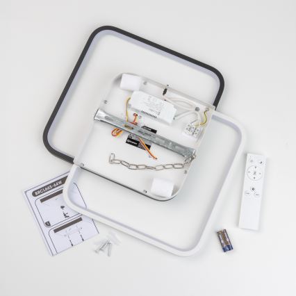 Brilagi - Luminária de teto LED dimerizável VELO LED/64W/230V 38x38 cm 3000-6500K + controlo remoto