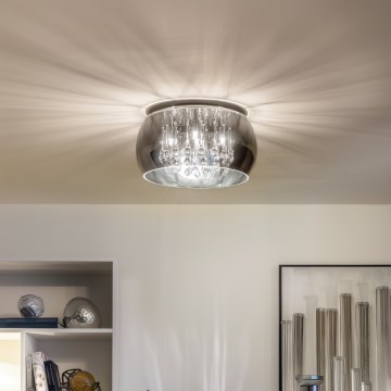 Brilagi - Candeeiro de teto LED em cristal JEWEL 5xG9/40W/230V, diâmetro 40 cm
