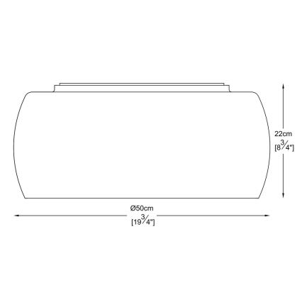 Brilagi - Candeeiro de teto LED de cristal JEWEL 6xG9/40W/230V Ø 50 cm