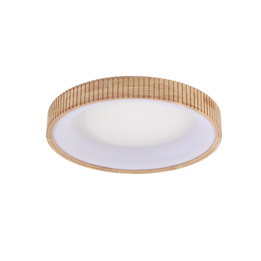 Brilagi - Candeeiro de teto LED FALCON WOOD MODERN LED/40W/230V 3000/4000/6000K Ø 60 cm em madeira
