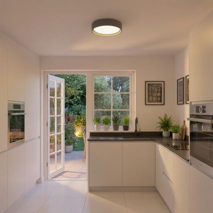 Brilagi - Candeeiro de teto LED LUCIA LED/24 W/230 V, Ø 31 cm, cinzento