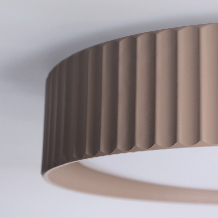 Brilagi - Candeeiro de teto LED LUCIA LED/24W/230V Ø 31 cm castanho