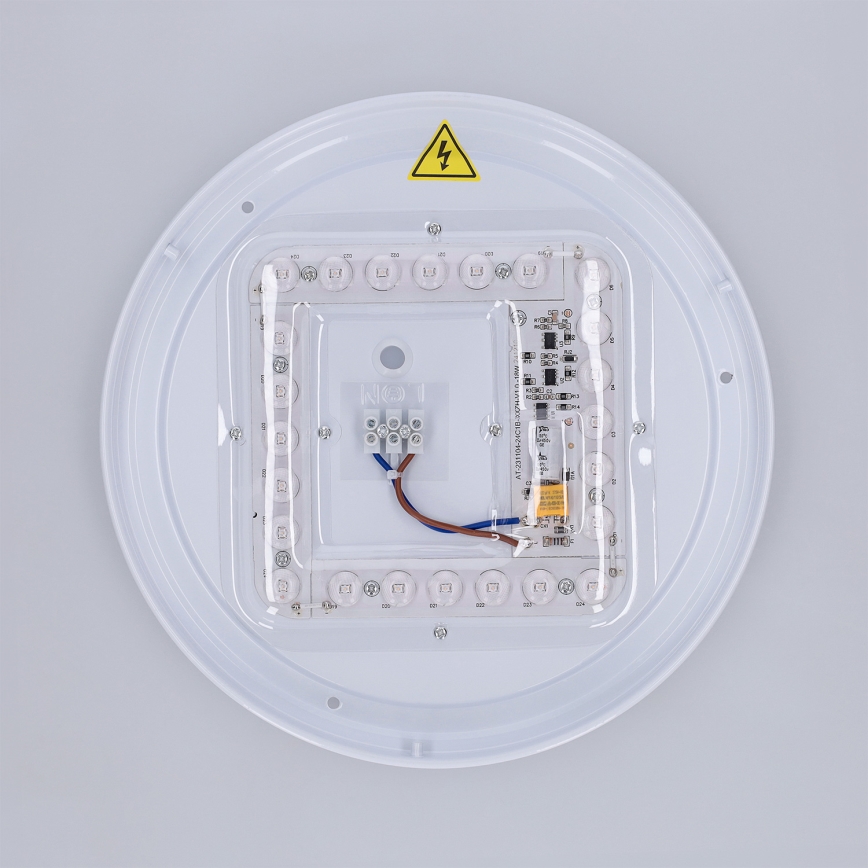 Brilagi - Candeeiro de teto LED LUCIA LED/24W/230V Ø 31 cm castanho