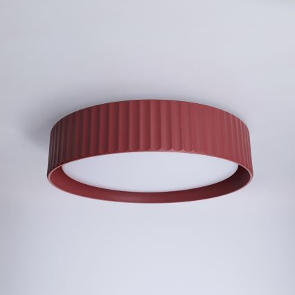 Brilagi - Candeeiro de teto LED LUCIA LED/24W/230V Ø 31 cm vermelho