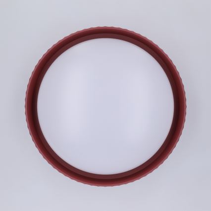 Brilagi - Candeeiro de teto LED LUCIA LED/24W/230V Ø 31 cm vermelho