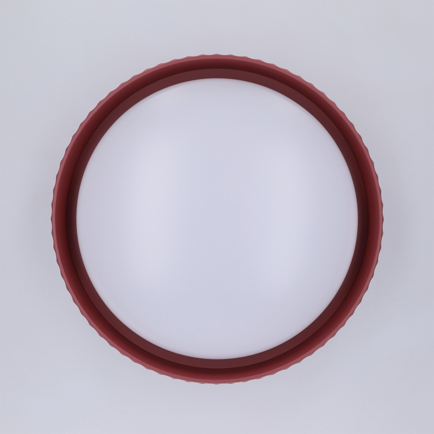 Brilagi - Candeeiro de teto LED LUCIA LED/24W/230V Ø 31 cm vermelho