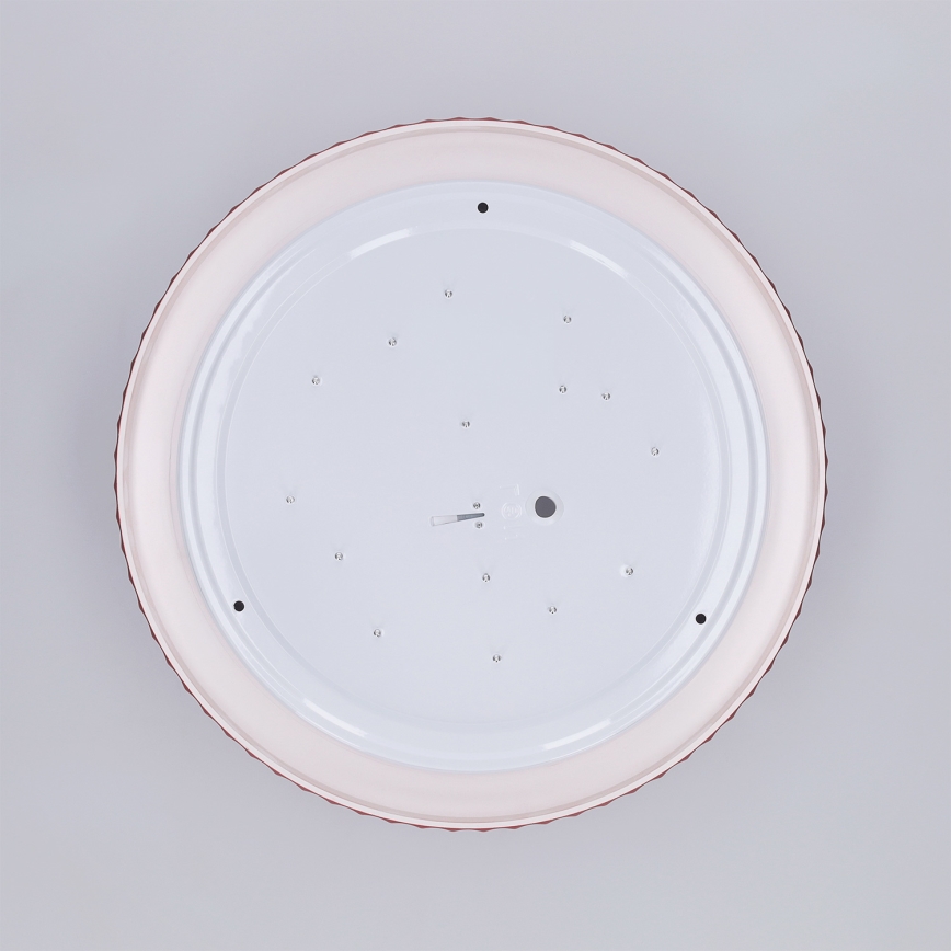 Brilagi - Candeeiro de teto LED LUCIA LED/24W/230V Ø 31 cm vermelho