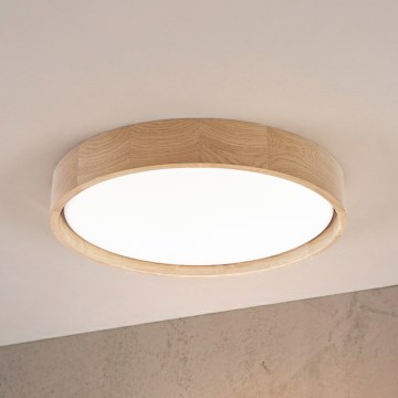 Brilagi - Candeeiro de teto LED MANAROLA PLAIN LED/24W/230V 4000K Ø 41 cm carvalho