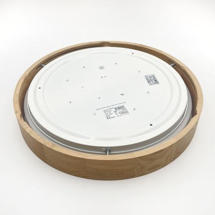 Brilagi - Candeeiro de teto LED MANAROLA PLAIN LED/24W/230V 4000K Ø 41 cm carvalho