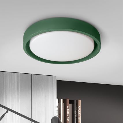 Brilagi - Candeeiro de teto LED MATTEO LED/24W/230V, diâmetro 31 cm, verde
