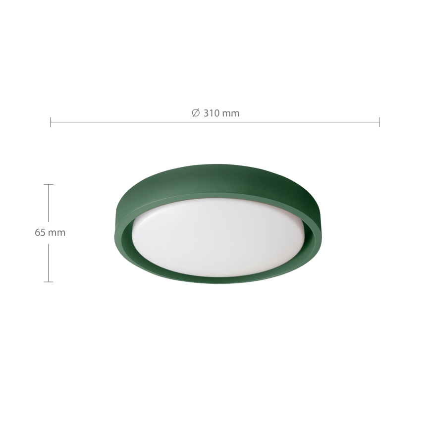 Brilagi - Candeeiro de teto LED MATTEO LED/24W/230V, diâmetro 31 cm, verde