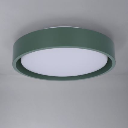 Brilagi - Candeeiro de teto LED MATTEO LED/24W/230V, diâmetro 31 cm, verde