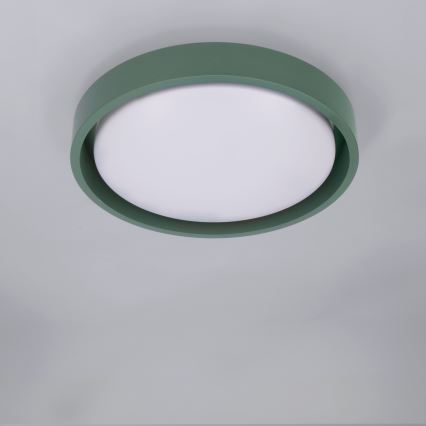 Brilagi - Candeeiro de teto LED MATTEO LED/24W/230V, diâmetro 31 cm, verde